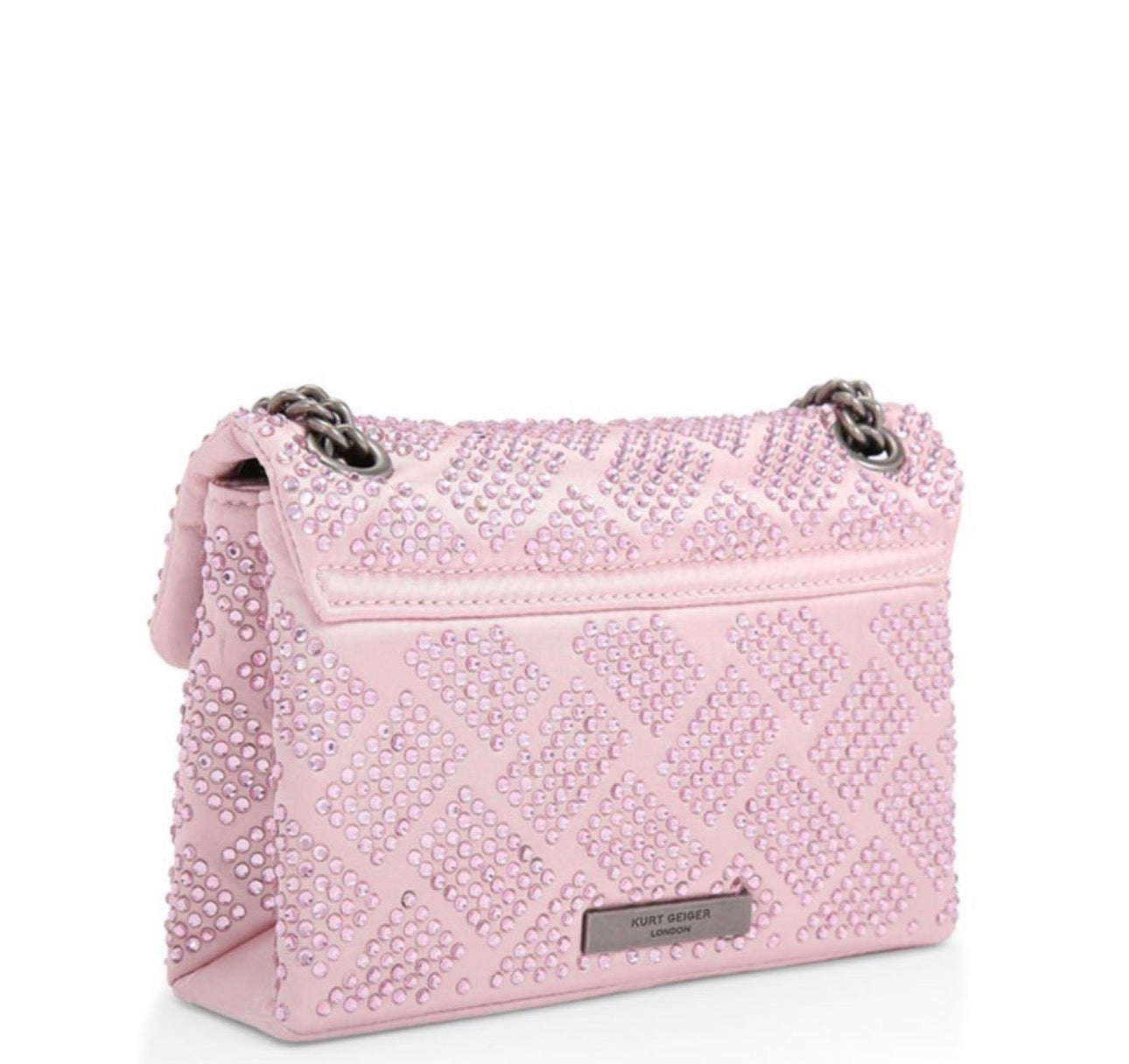 Baby Pink Blinged Inspired Bag