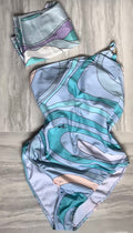 Teal Azure P One Piece