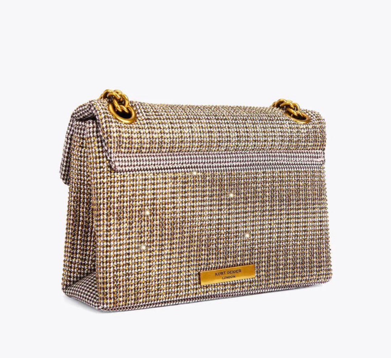 Gold Blinged Inspired Bag