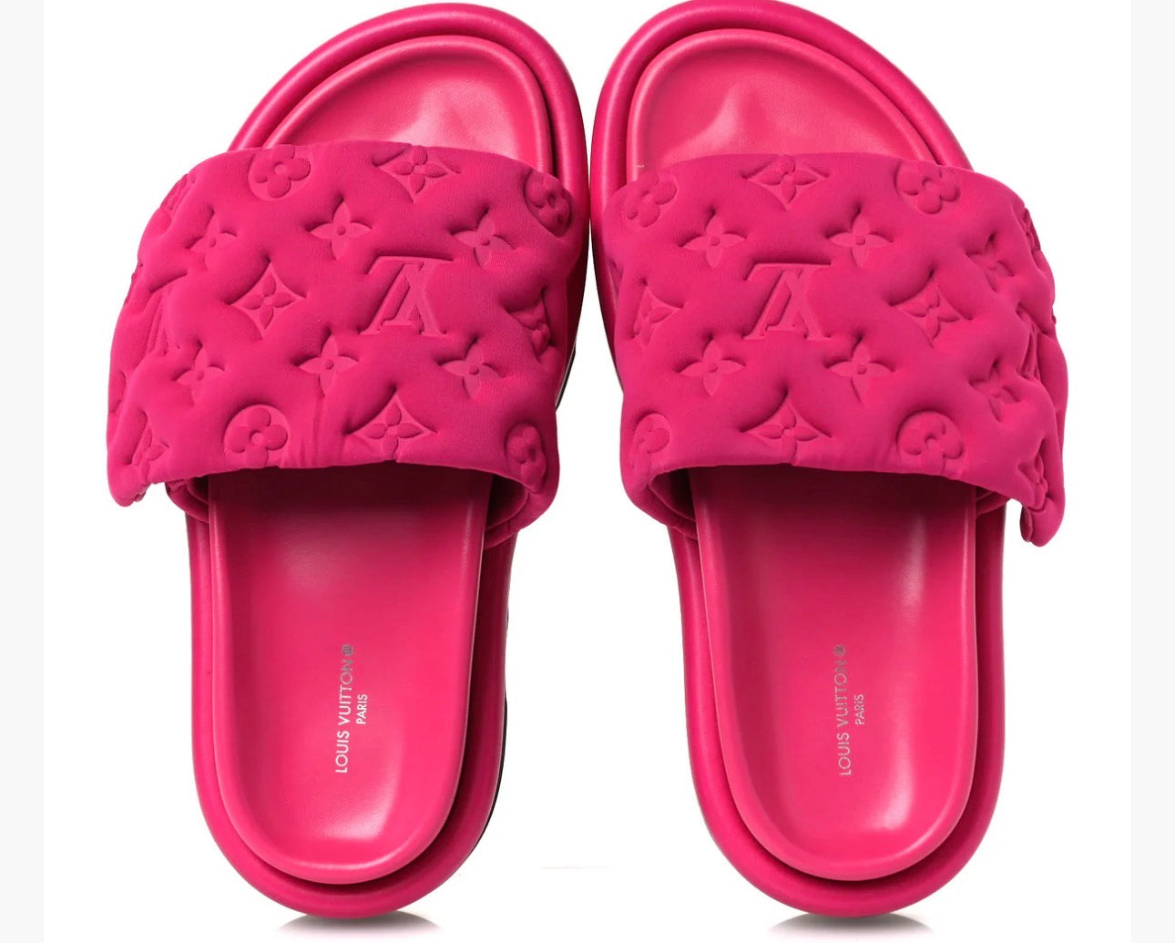 LV Pink Cloud Slides