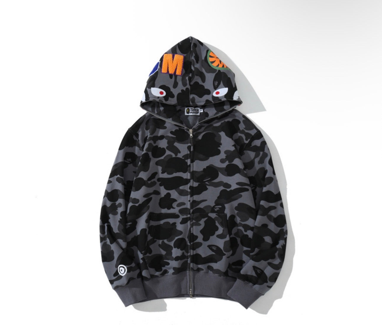 Charcoal Bape Hoodie