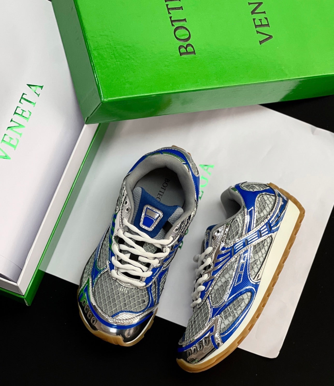Blue & Silver Inspired Shoe