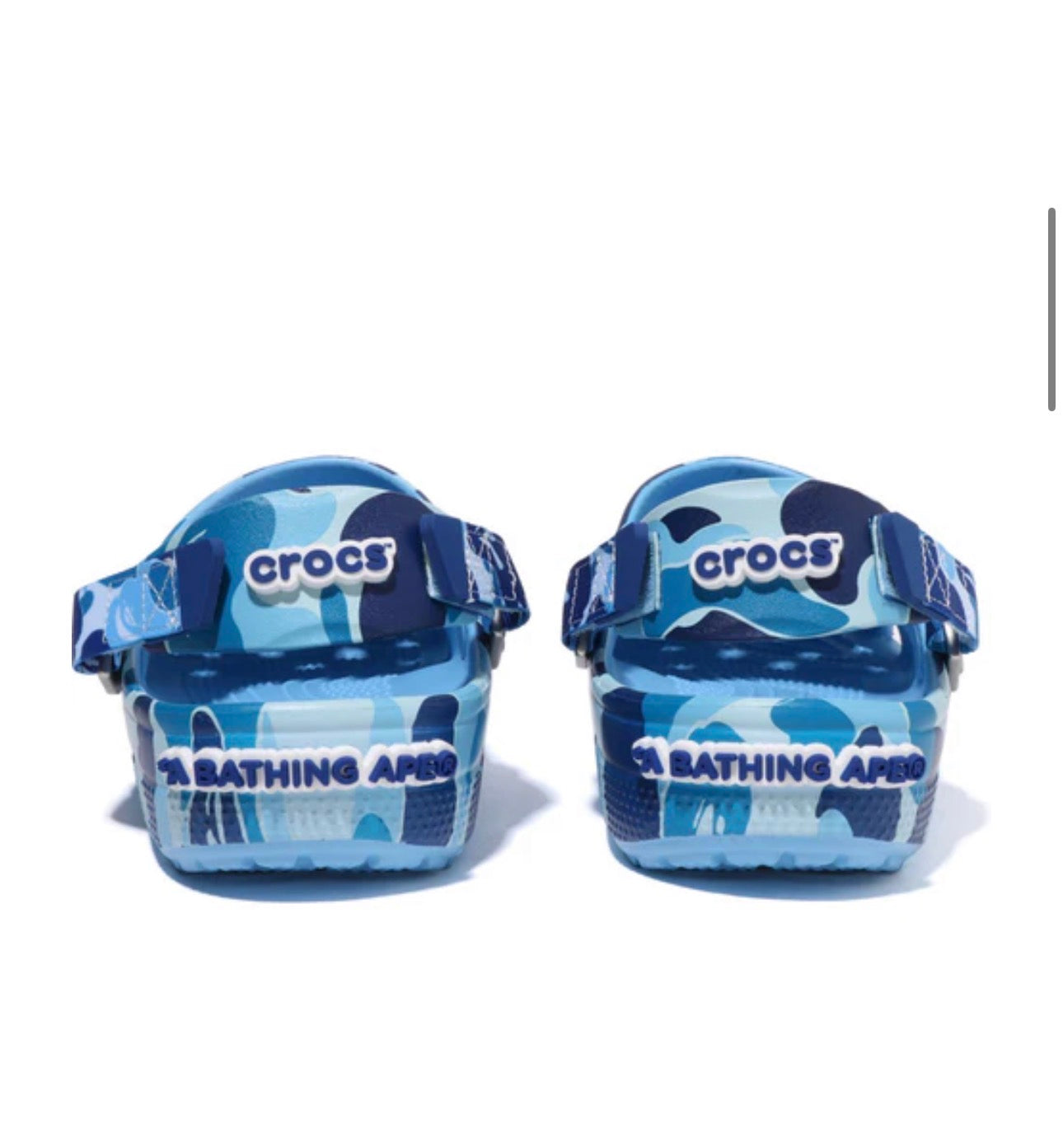 Blue Camo Bape Crocs