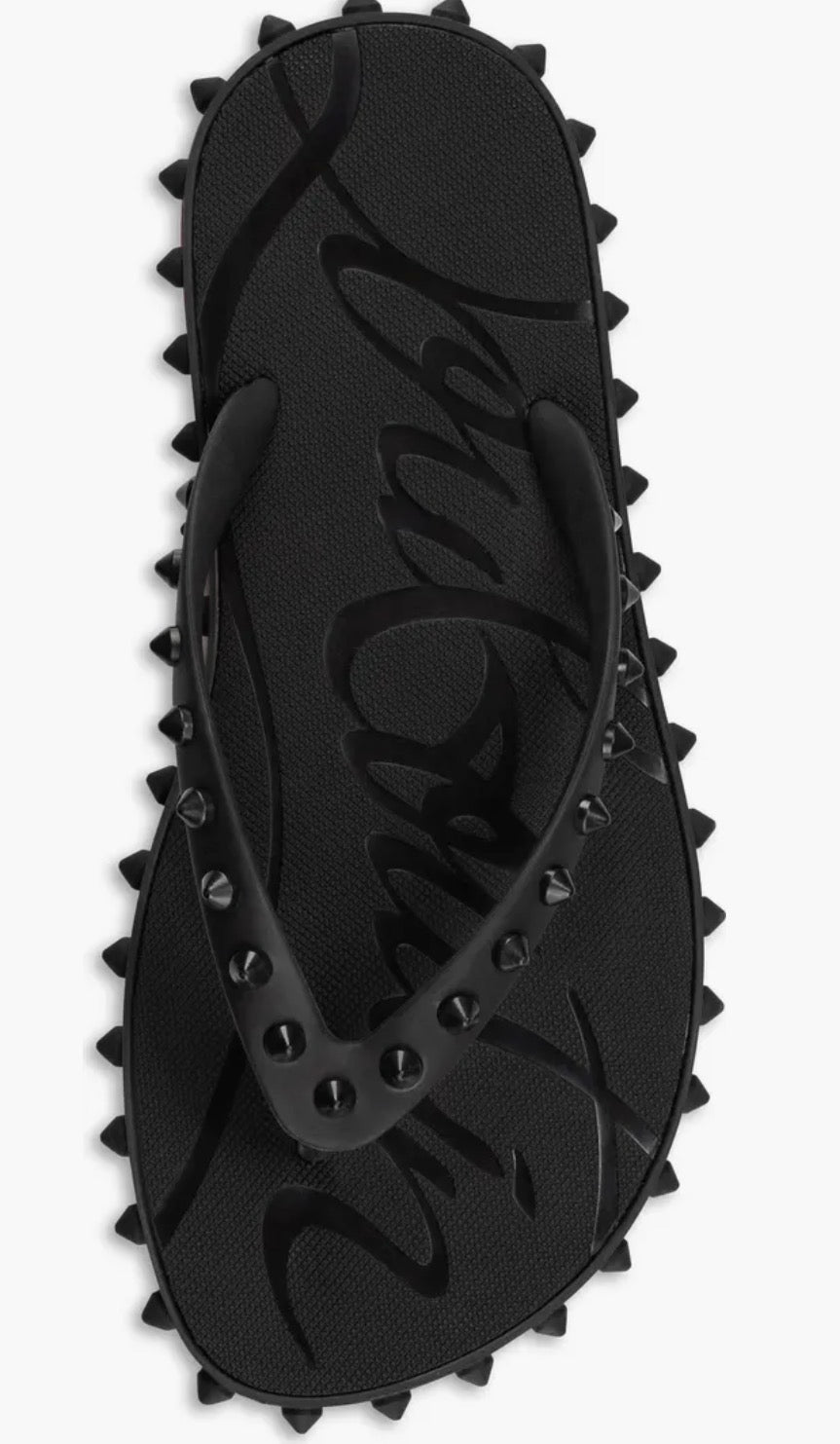 CL Inspired Flip Flops Black
