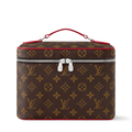 Red Detail LV Vanity Bag