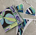 Azure Lavy Swirled P Two Piece
