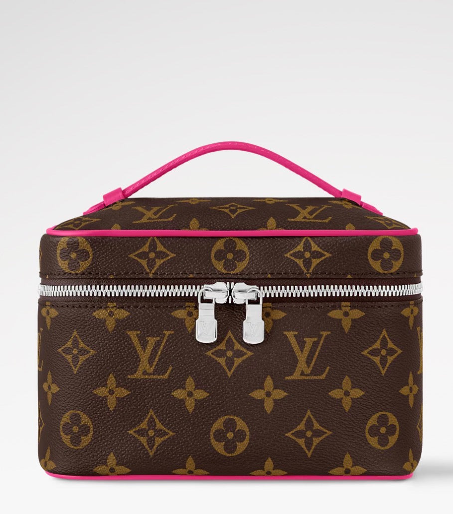 Pink Detail LV Vanity Bag