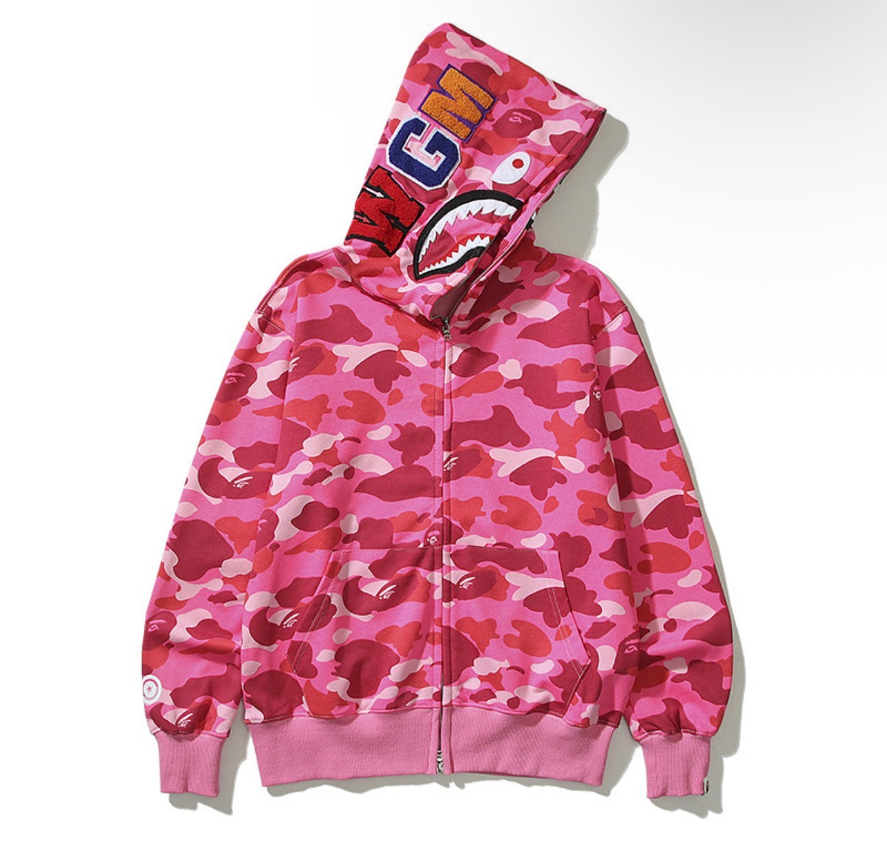 Hot Pink Bape Hoodie
