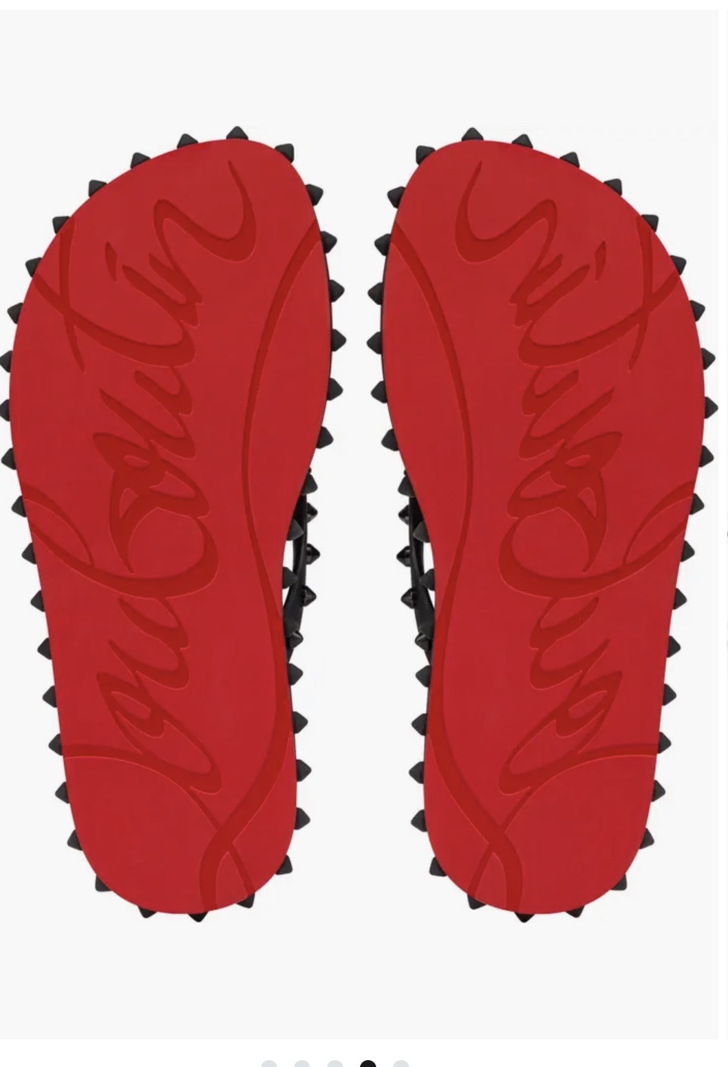 CL Inspired Flip Flops Black