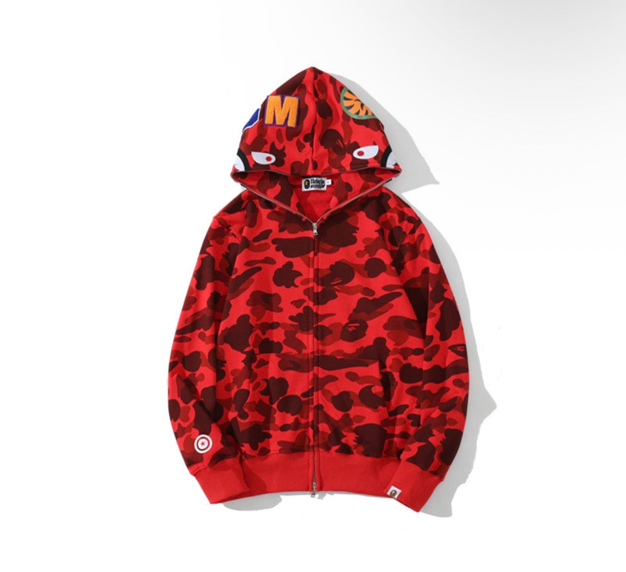 Maroon Bape Hoodie