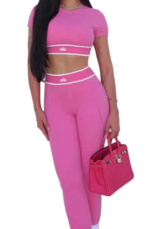 BubbleGum Alo Two Piece