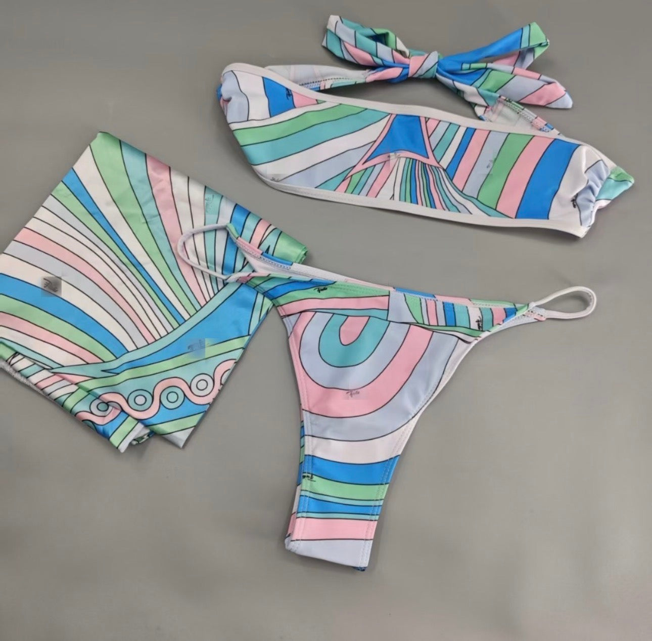 Pink Bliss Swirled P Two Piece