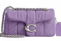 Purple Denim Tabby Bag