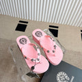Baby Pink Chrome Flops